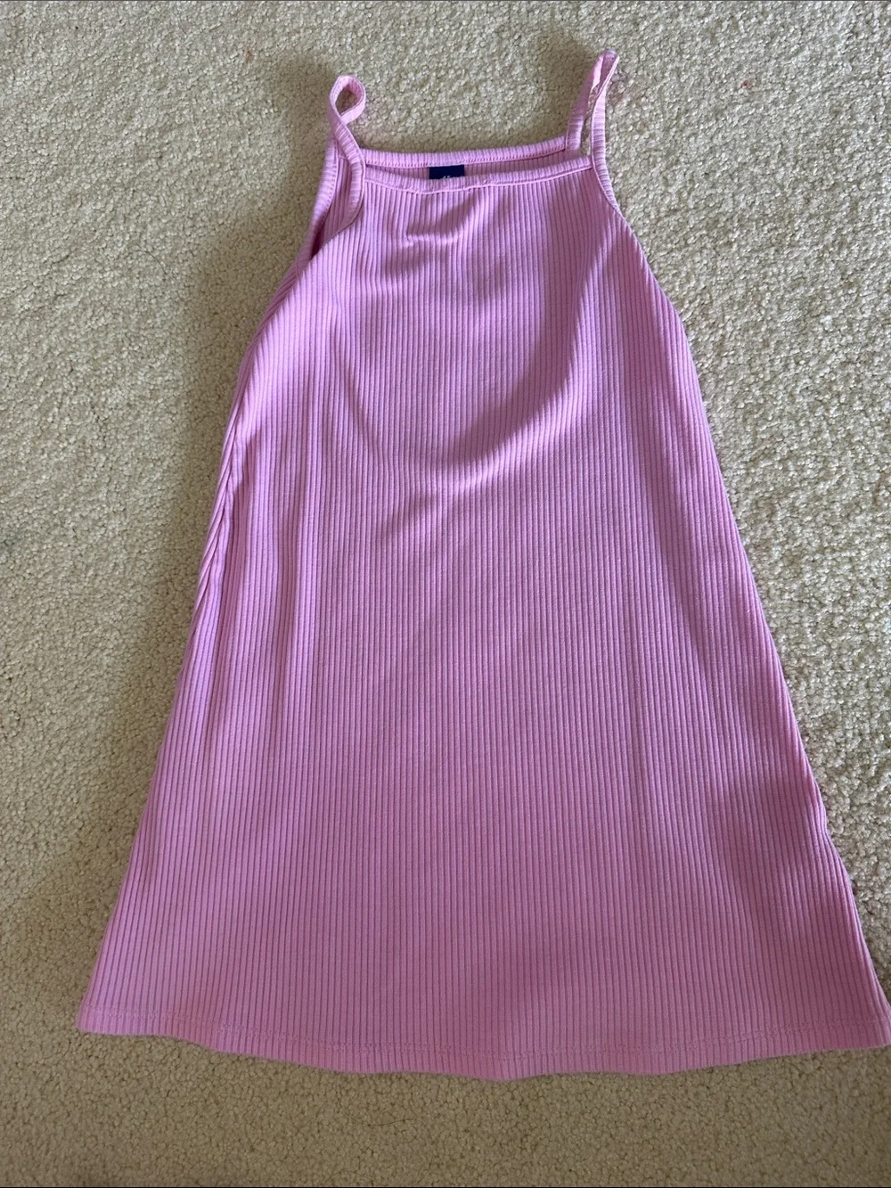Old Navy Set of 4 Ribbed Tank Top dresses in Yellow, Aqua, Lilac & Coral.